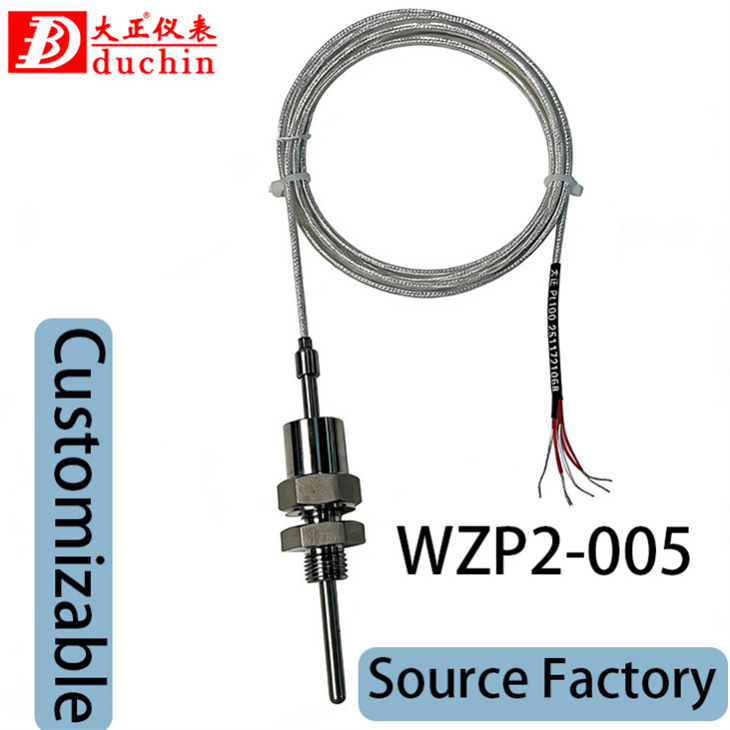 Dvostruki senzor temperature PT100 klase A s 1/2'' NPT navojem OEM/ODM prilagođena podrška